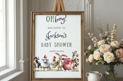Baby Shower Welcome Sign Template 115 Product Image 6