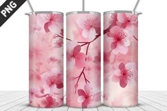Flowers Tumbler Wrap | Sublimation Design | Tumble PNG Product Image 1