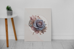 Watercolor Leopard Rose Clipart Bundle Product Image 9