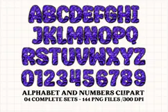 Animal Skin Alphabet png clipart, Texture letters doodle Product Image 3