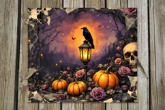 Spooky Halloween | 4 Skinny tumbler sublimation designs P2 Product Image 5