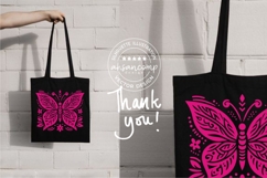 Tribal Butterfly Silhouette Vector Product Image 5