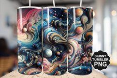 Closeup of Abstract Tumbler Warp - Tumbler PNG Design Product Image 1