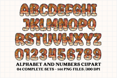 Christmas Alphabet png clipart, christmas letters doodle Product Image 3