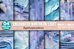 Enchanted Northern Light Backgrounds Bundle PNG Product Image 10