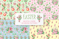 Easter traditions watercolor set. Happy Easter! Product Image 9