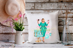Boss Lady Hairstylist PNG Salon Owner Sublimation Design Product Image 9