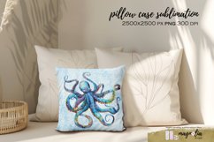OCTOPUS | summer pillowcase sublimation design png Product Image 1
