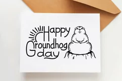 Groundhog Day Printable SVG,PNG Groundhog Hamster Product Image 3