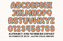 Summer Alphabet clipart, summer letters doodle Product Image 3
