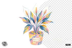Charm Summer Houseplant Clipart Product Image 1