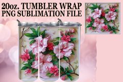 3D Blooming Flowers Tumbler Wrap - Spring Sublimation Product Image 1