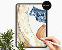 To The Moon and Back Clipart Portrait Creator Product Image 7