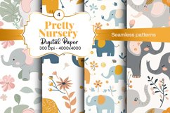 Nursery Seamless patterns and Seamless backgrounds Product Image 2