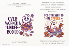 Funny Sarcastic Halloween Ghosts Clipart Product Image 2