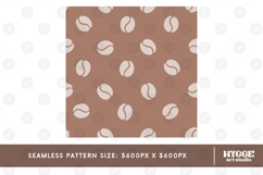 Coffee Lover Seamless Pattern Surface Design PNG DTF Bundle Product Image 7
