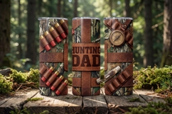 Dad Hobbies 3D Faux Leather Sublimation Tumbler Wrap PNG&amp;JPG Product Image 9