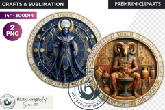 Ancient Egyptian Gods Pantheon Mythology Graphics cliparts Product Image 1