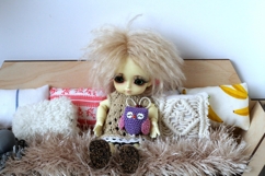 Miniature crochet owl making tutorial dollhouse amigurumi Product Image 9