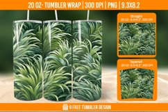Grass Tumbler Wrap Designs, Sublimation Wrap Product Image 1