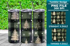 Christmas Tree Tumbler Wrap design, 20oz Tumbler wrap png Product Image 1