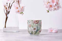 Spring Wildflowers Digital Paper, Seamless Floral Pattern Product Image 9