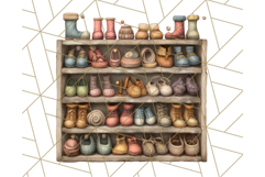 Cozy Cabin Critters Clipart PNG, Fall Animal Png Product Image 5