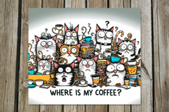 Morning animals | 8 skinny tumbler Sublimation designs Product Image 9