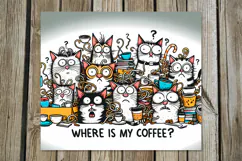Morning animals | 8 skinny tumbler Sublimation designs Product Image 9