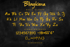 Blingkima Handwritten Font Product Image 9