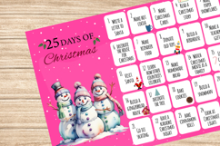 Christmas advent calendar, Christmas countdown, Snowman Product Image 3