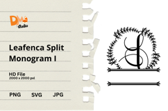 Leafenca Split Monogram Product Image 1