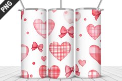 Lovely Hearts Tumbler Design | Valentine&#039;s Day Tumbler Wrap Product Image 1