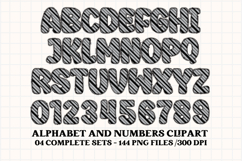 Superhero Digital Papers, superhero doodle letters Product Image 4