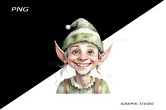 Christmas Clipart, Christmas Elf Clipart Product Image 1
