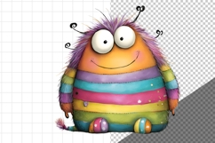 Watercolor Monster, Whimsical, Product Image 2