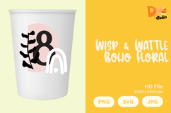 Wisp &amp; Wattle Boho Floral Monogram Product Image 1