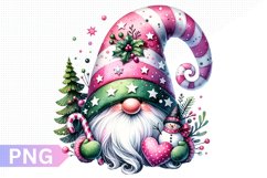Christmas Gnome Sublimation, Clipart PNG Design Product Image 1