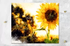 Sunflower | 8 Straight Skinny tumbler Sublimation designs Product Image 9