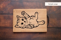 Kittens SVG Bundle | 10 Cute Cat Clipart | SVG, DXF, PNG Product Image 7