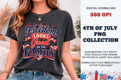 Freedom Family PNG | 4th July Sublimation DTF Product Image 9