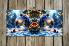 New year moods | 4 watercolor xmas Sublimation Mug designs 2 Product Image 7