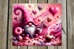 Watercolor Coffee Gnome | 4 Sublimation Tumbler Designs PL2 Product Image 5