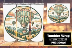 Landscape Sublimation Art Tumbler Wrap 20oz Product Image 1