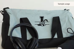 Football Monogram SVG Bundle 26 Letters Product Image 9