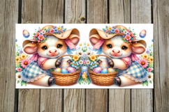 Easter cow | 4 Spring Sublimation Mug designs PLUS Product Image 5