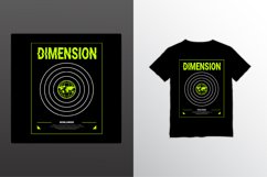 Dimension writing design, suitable for screen printing Product Image 1