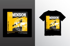 Dimension writing design, suitable for screen printing Product Image 1