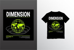 Dimension writing design, suitable for screen printing Product Image 1