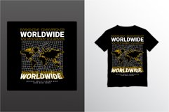 Worldwide writing design, suitable for screen printing Product Image 1